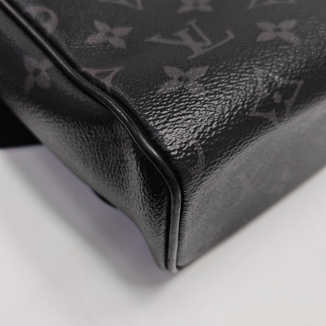 DISTRICT MM Monogram Coated Canvas Black