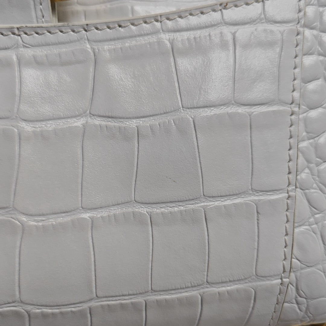 Downtown Calfskin White