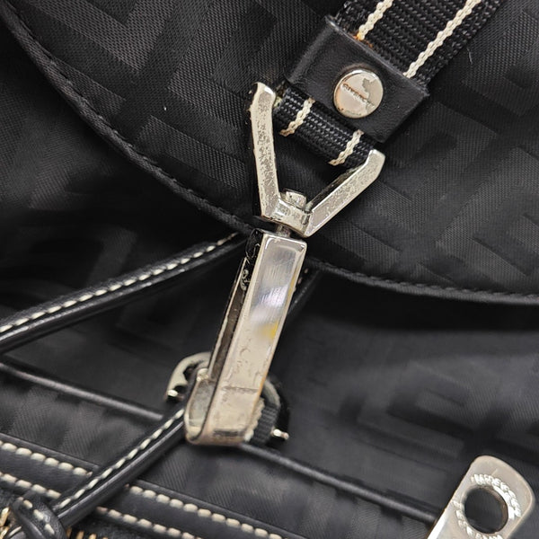 Nylon Backpack Black