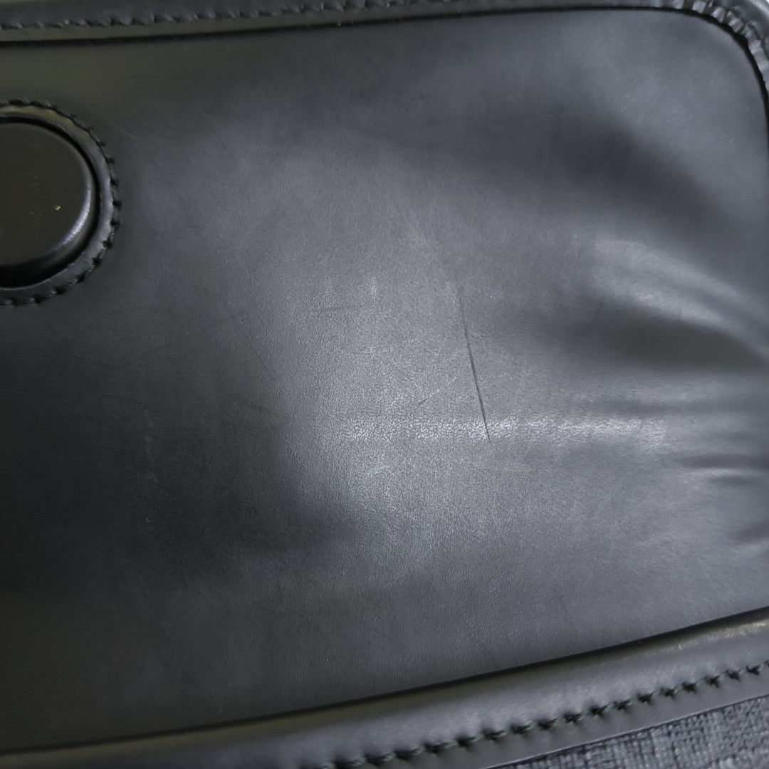 Neo Vintage Monogram Coated Canvas Black