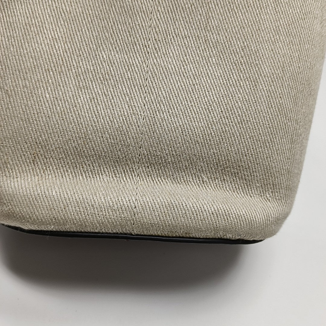 Canvas Bucket Bag Gray