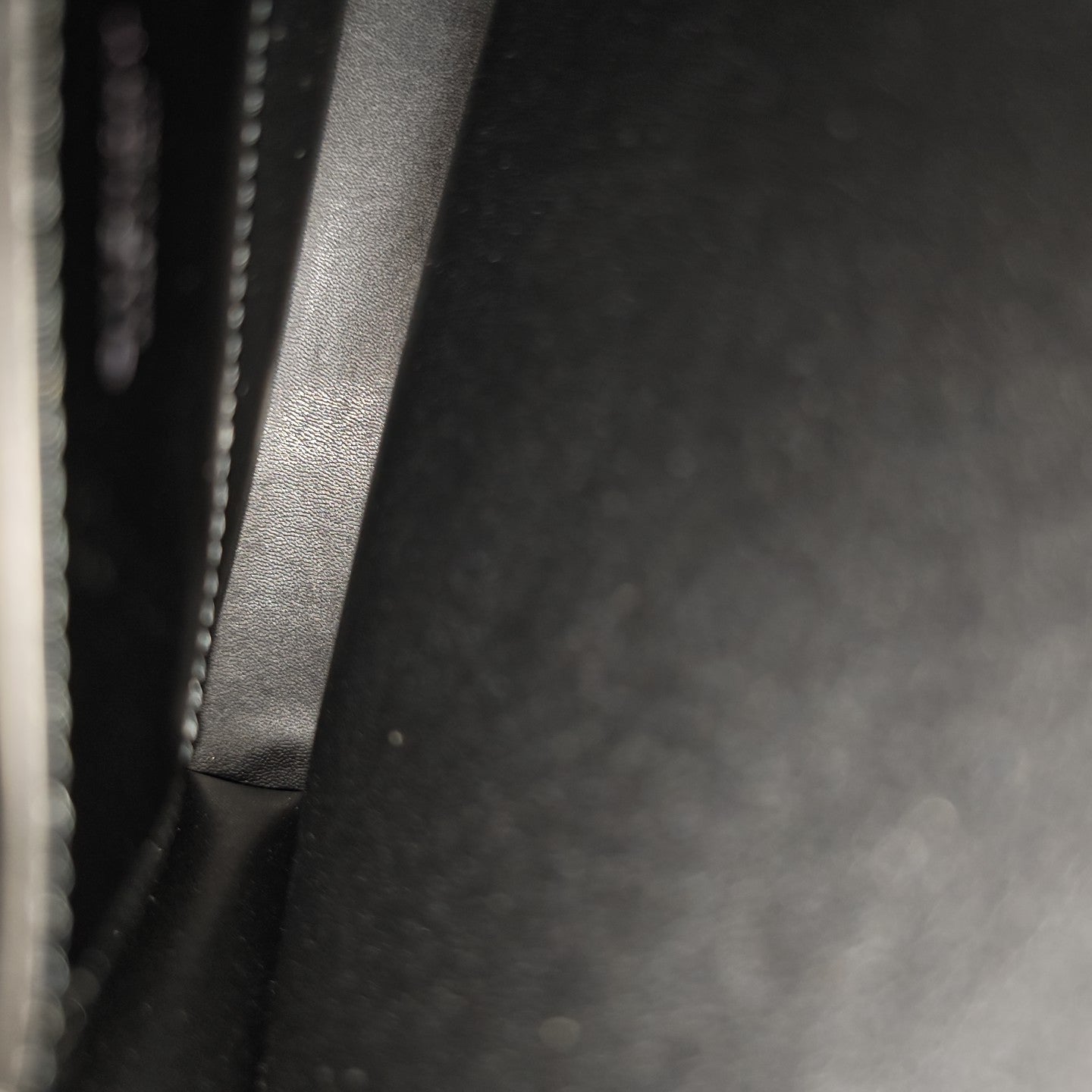 Leather Shoulder Bag Black