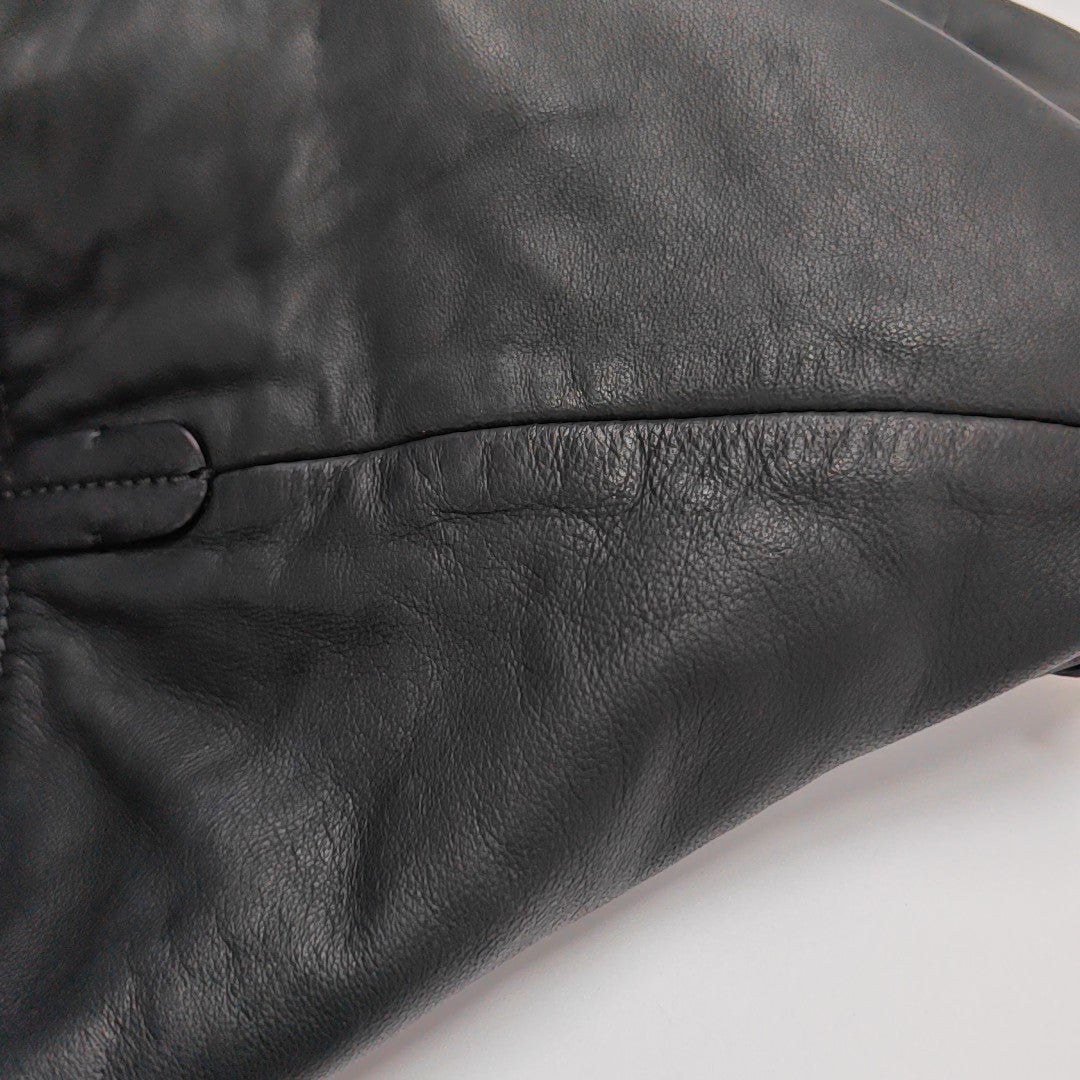 Lambskin Tote Bag Black