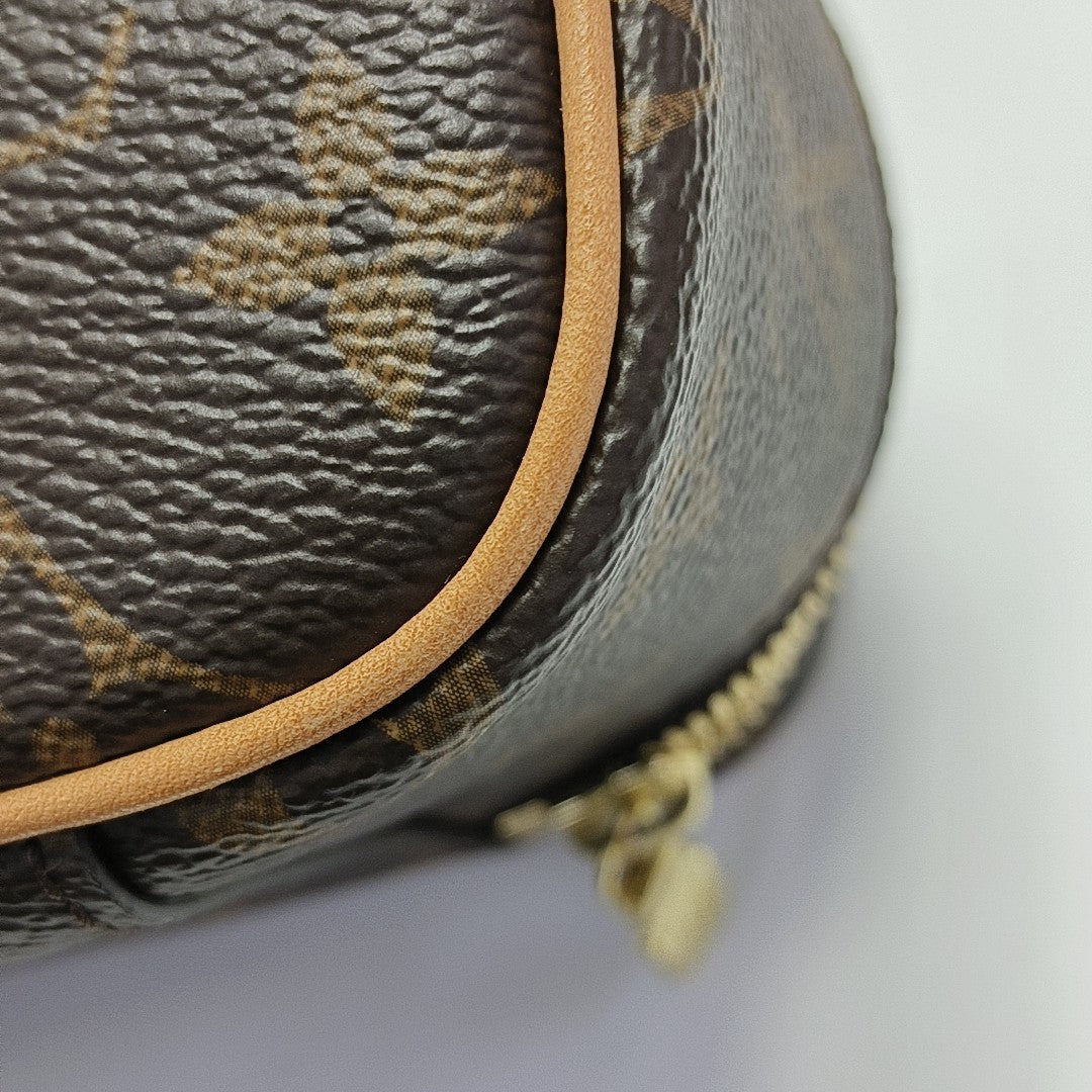 NICE Super Mini Monogram Coated Canvas Brown