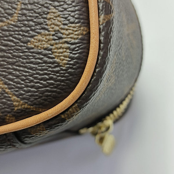 NICE Super Mini Monogram Coated Canvas Brown