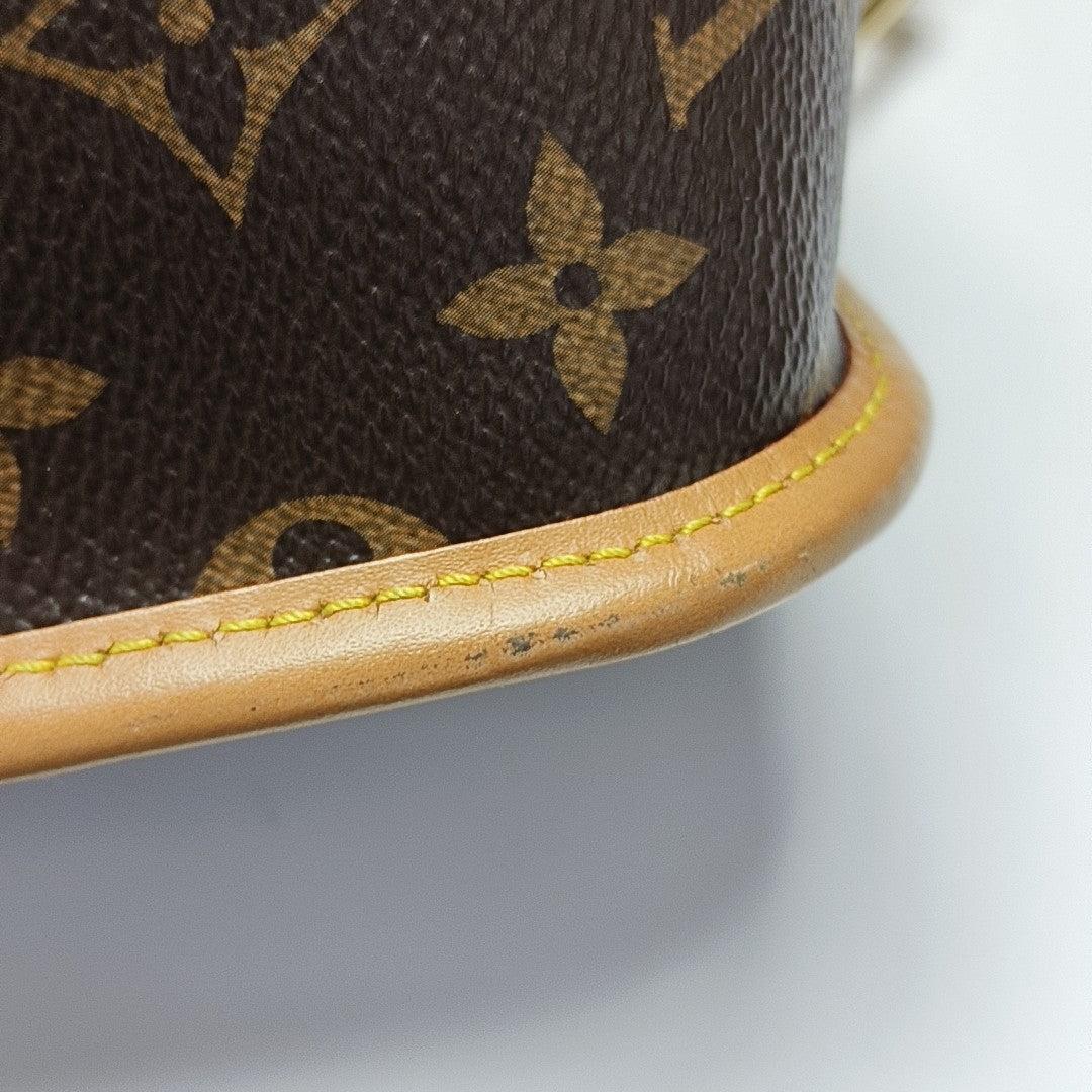 DIANE Monogram Coated Canvas Brown