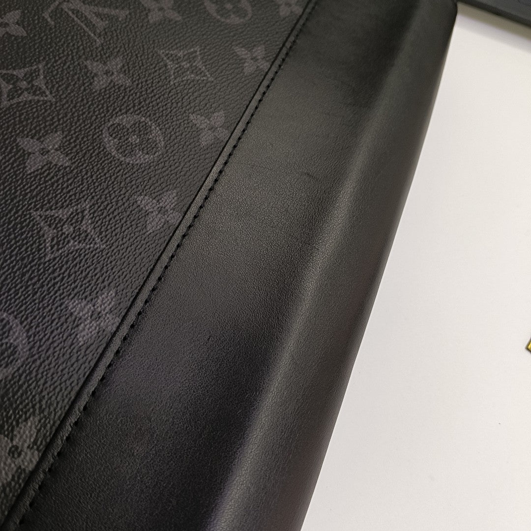 STEAMER Monogram Coated Canvas Black