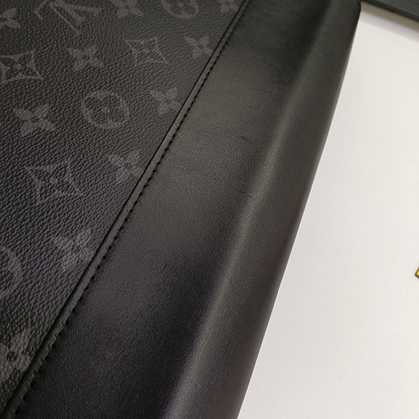 STEAMER Monogram Coated Canvas Black
