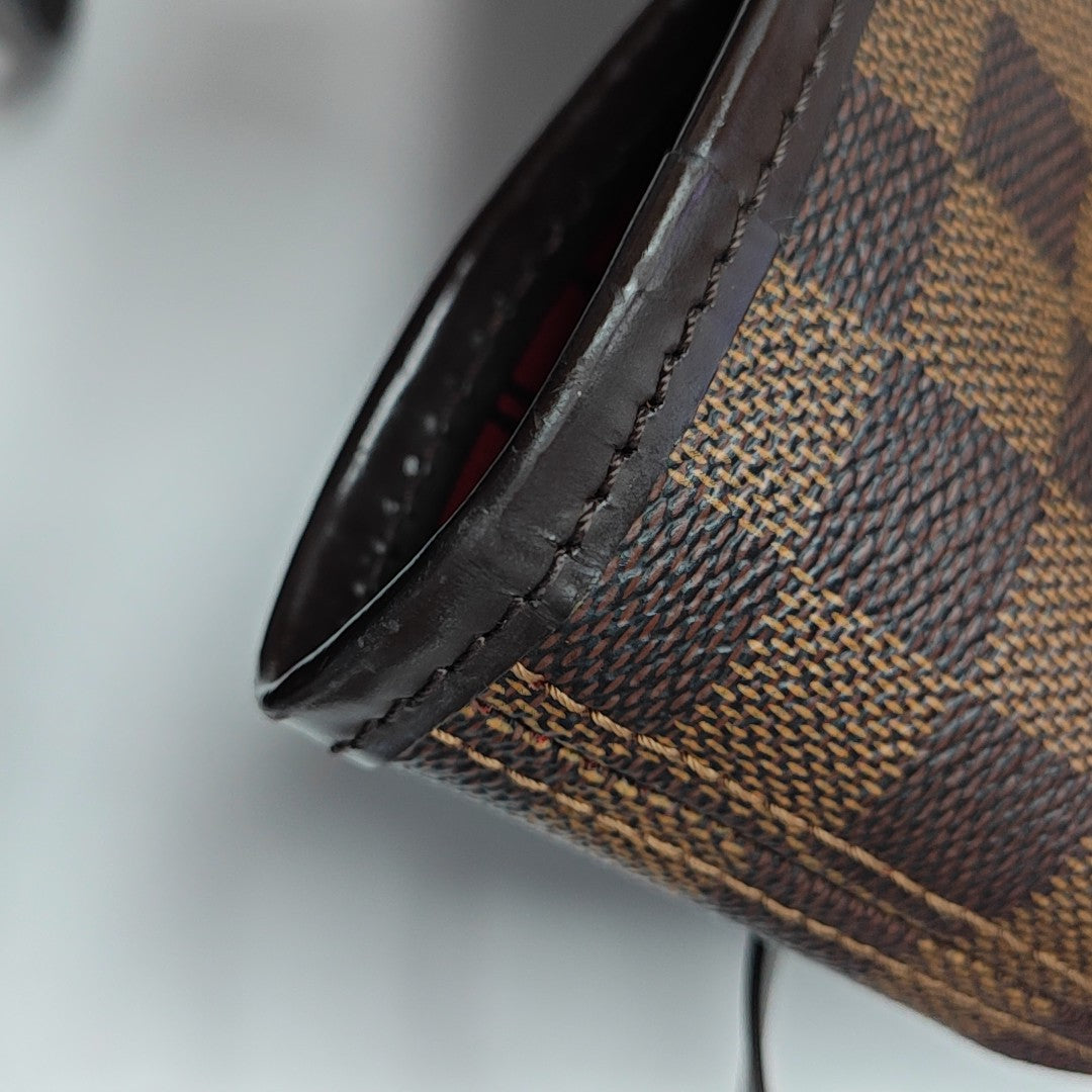 NEVERFULL MM Damier Ebene Coated Canvas Brown
