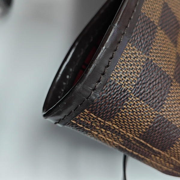 NEVERFULL MM Damier Ebene Coated Canvas Brown