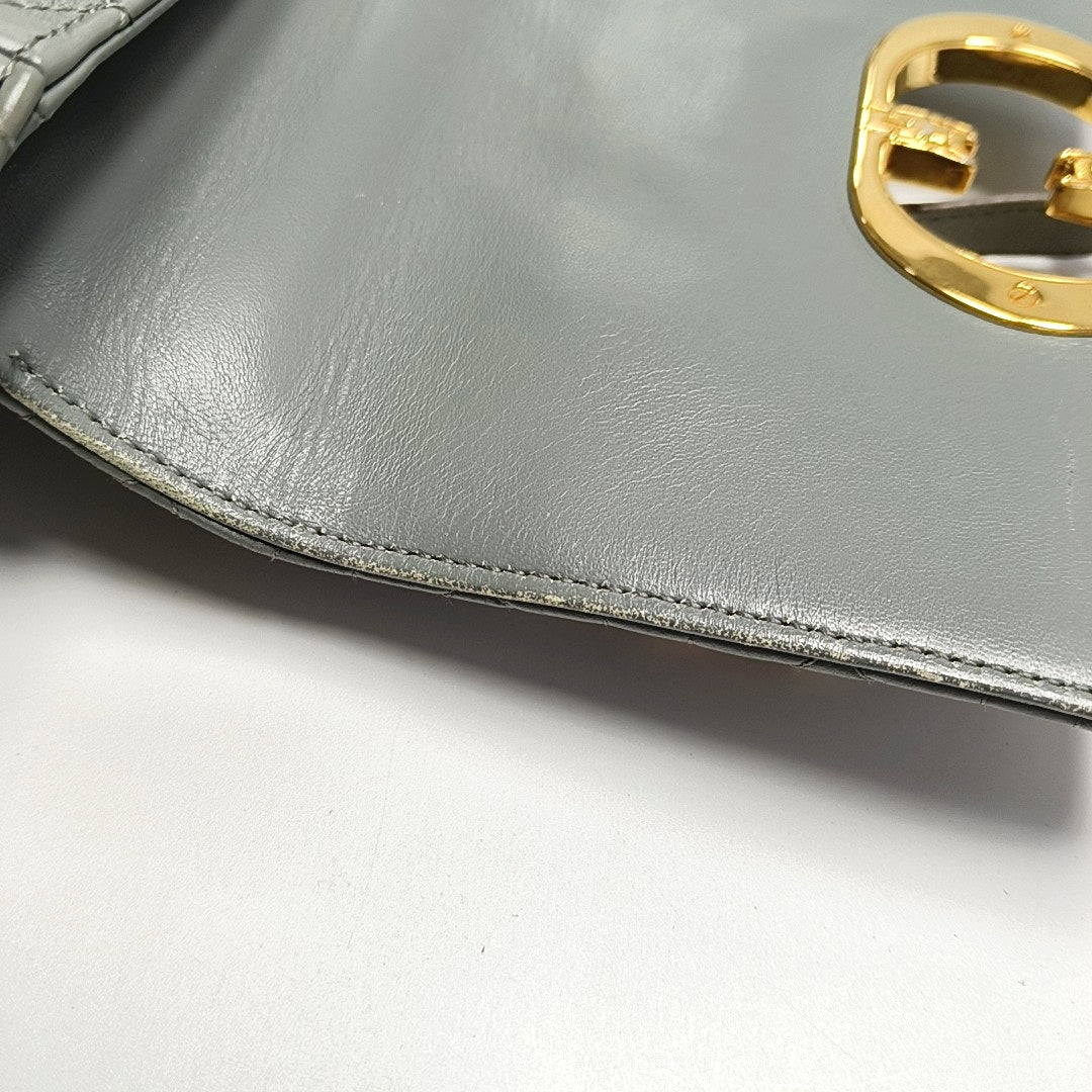 Dior Caro Small Cannage Calfskin Blue