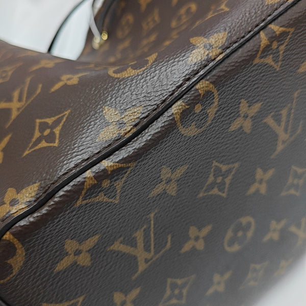 NÉONOÉ MM Monogram Coated Canvas Brown