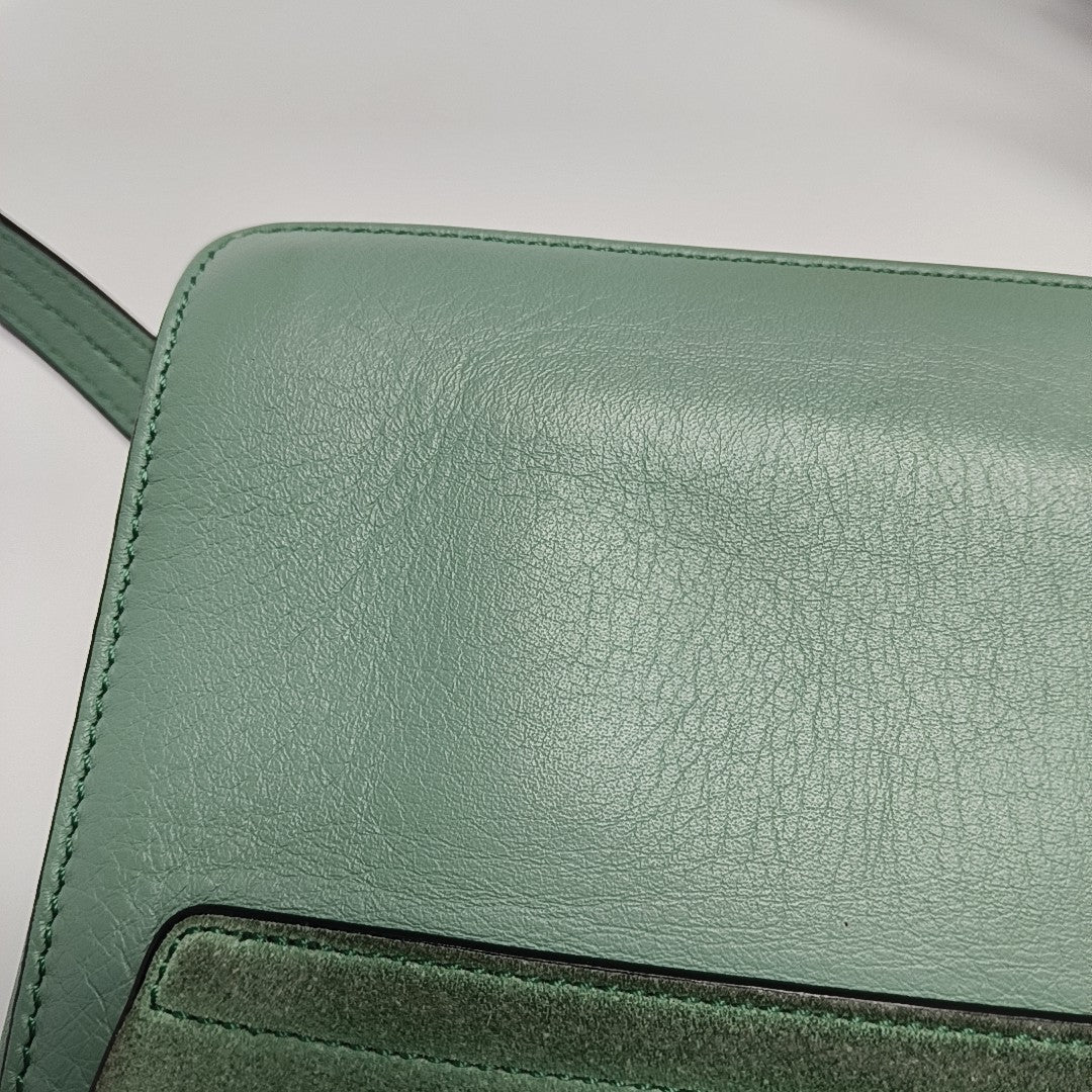 Faye Small Calfskin Green