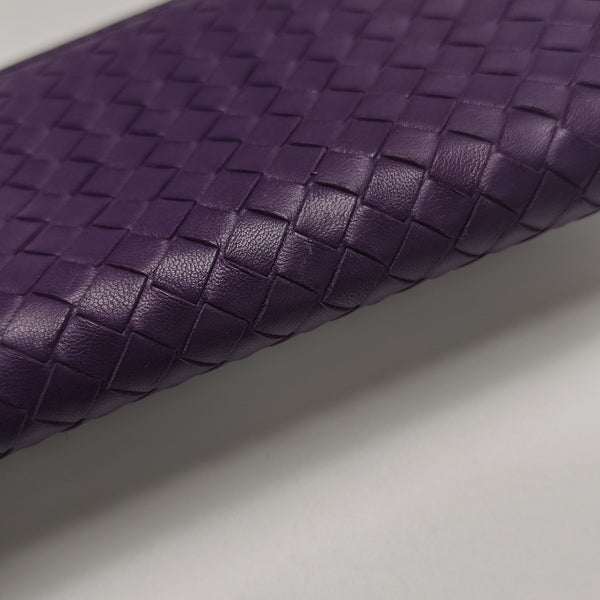 Calfskin Wallet Purple