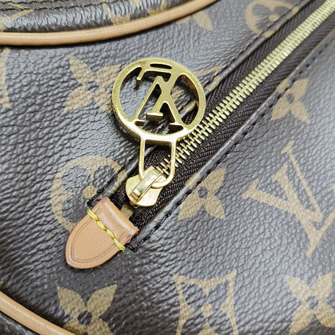 LOOP Monogram Coated Canvas Brown