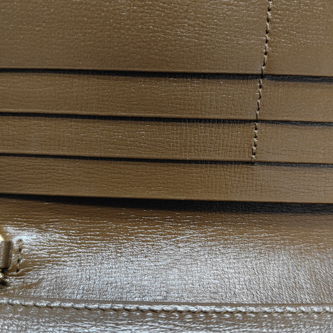 Authenticated pre-owned  Horsebit 1955 WOC Monogram Coated Canvas Beige - Shoulder Bag at Looply