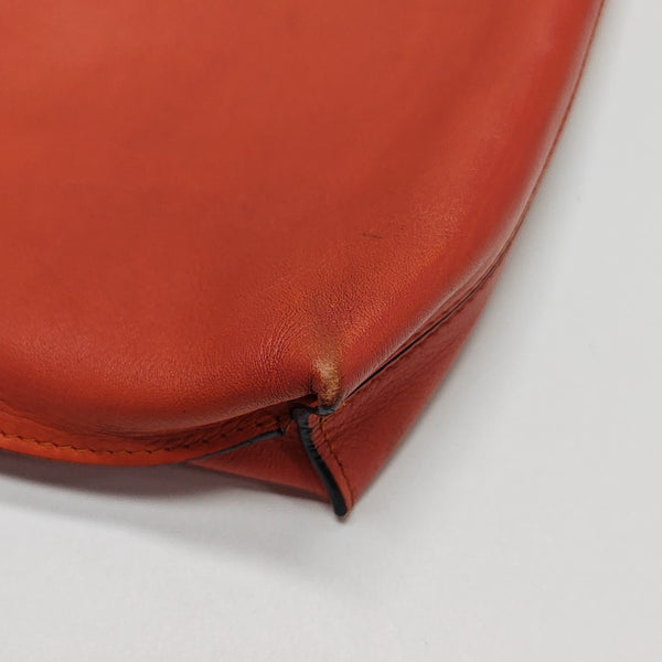 T Pouch Calfskin Orange