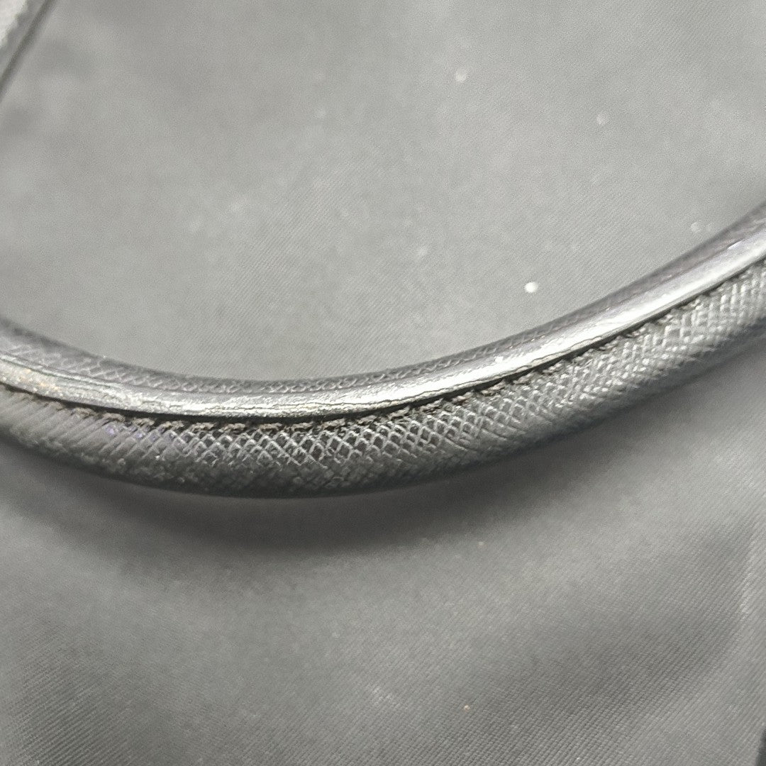 Nylon Top Handle Bag Black