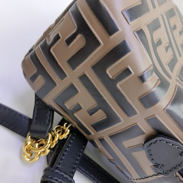 Calfskin Backpack Mini Brown