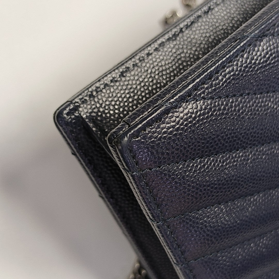MONOGRAM WOC Quilted Calfskin Blue