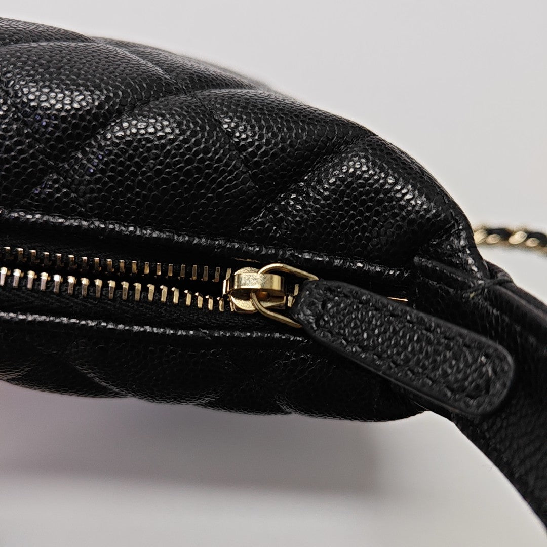 HOBO Quilted Grained Calfskin Black