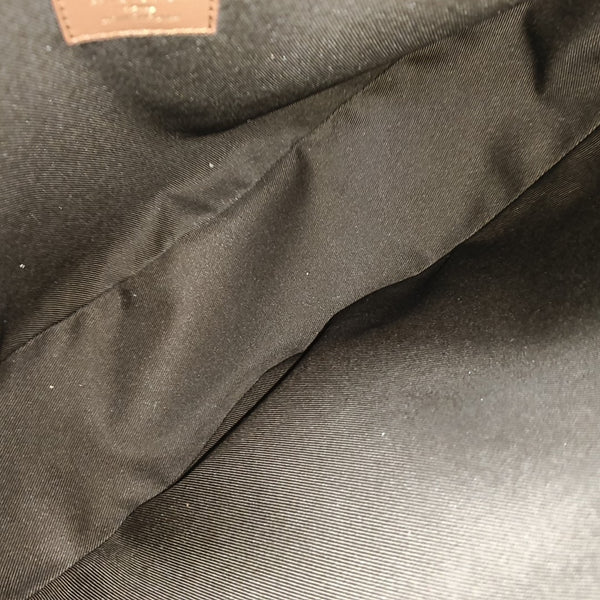 LOOP HOBO Monogram Coated Canvas Brown