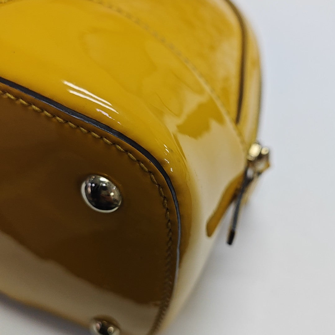 Microguccissima Patent Leather Yellow