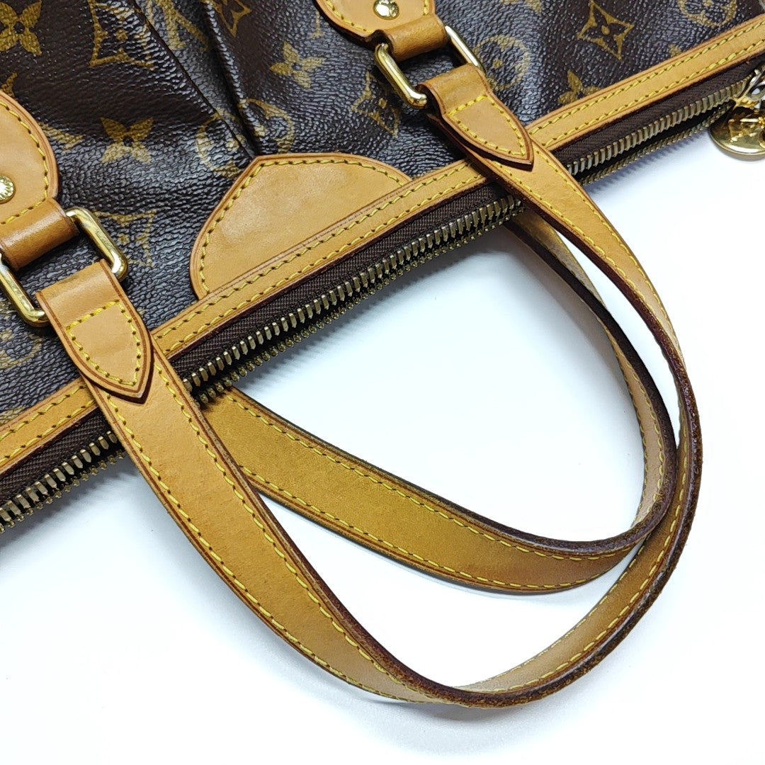 PALERMO PM Monogram Coated Canvas Brown
