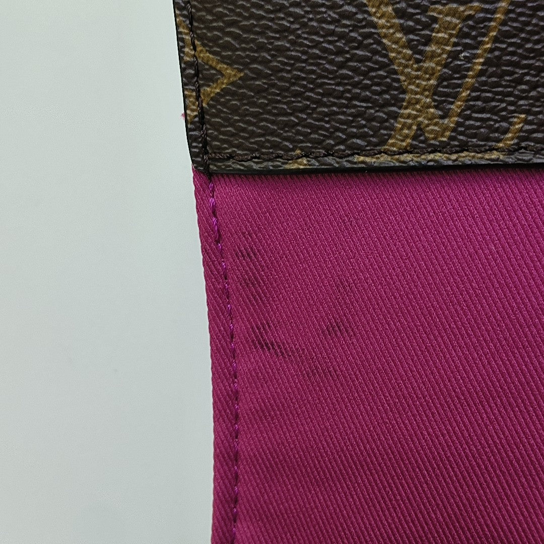 CLUNY Monogram Coated Canvas Brown