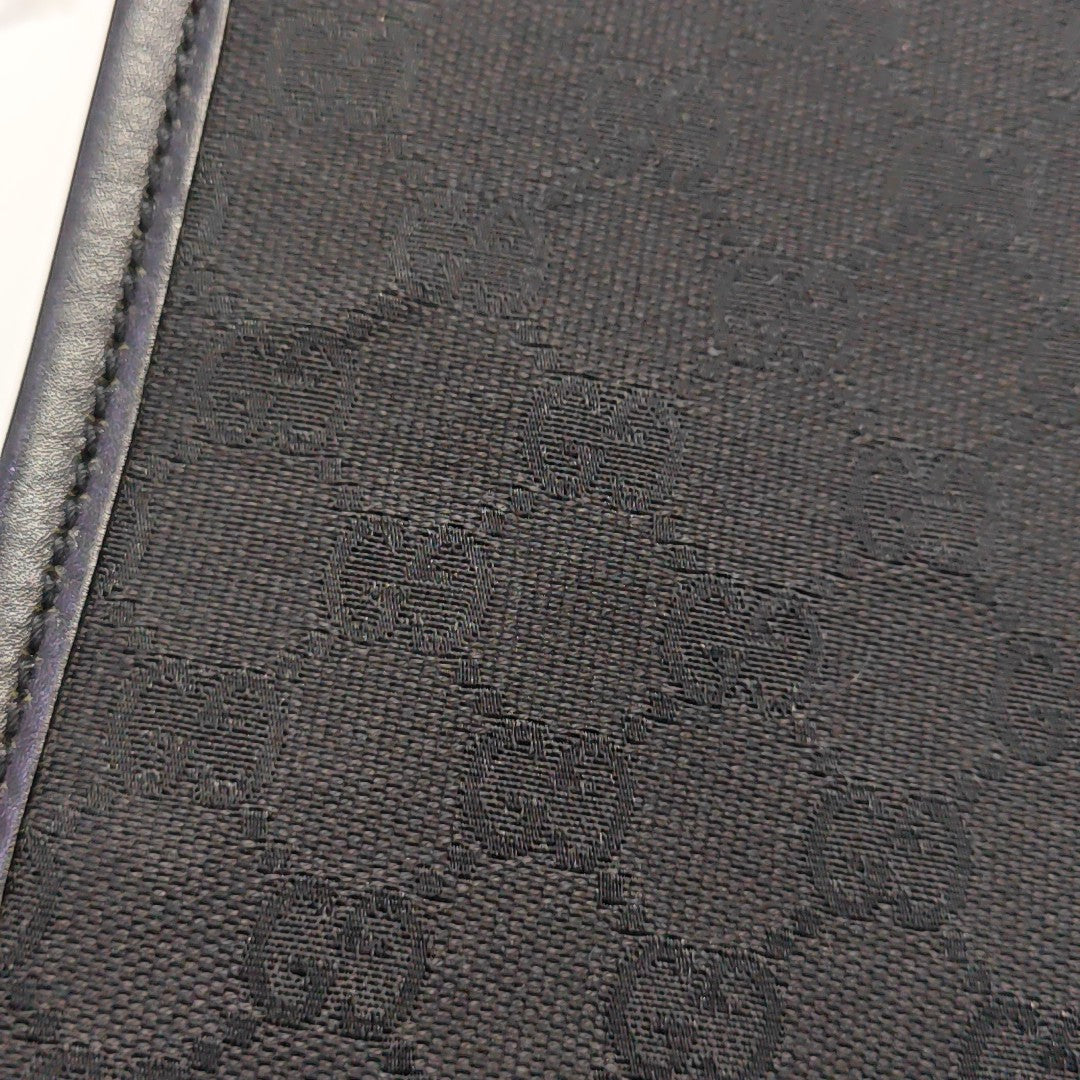 Monogram Canvas Tote Bag Black