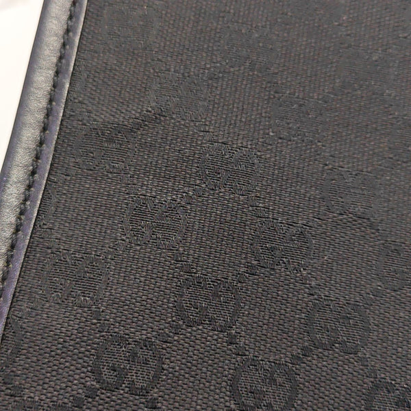 Monogram Canvas Tote Bag Black