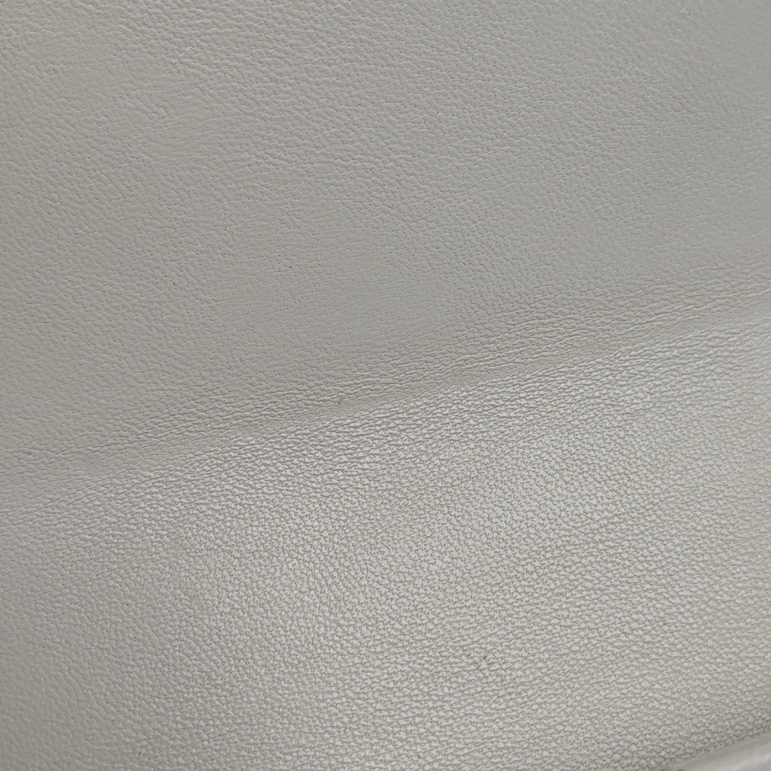 Quilted Calfskin Shoulder Bag White