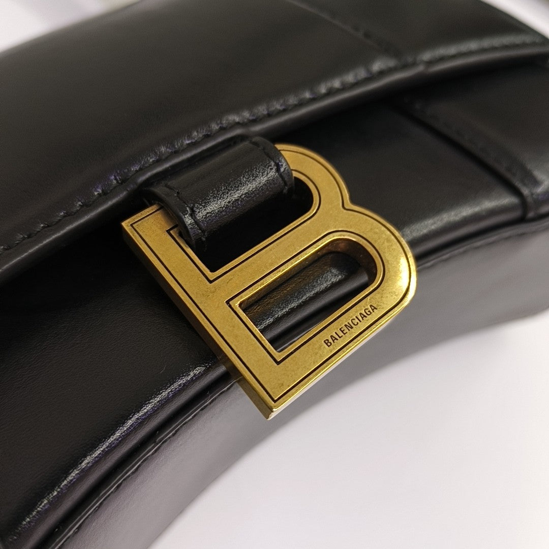 Hourglass XS Calfskin Black