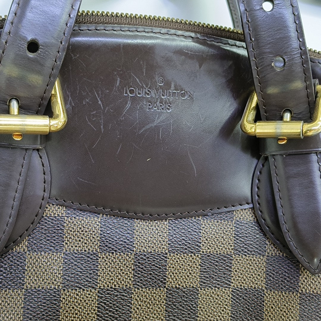 VERONA MM Damier Ebene Coated Canvas Brown