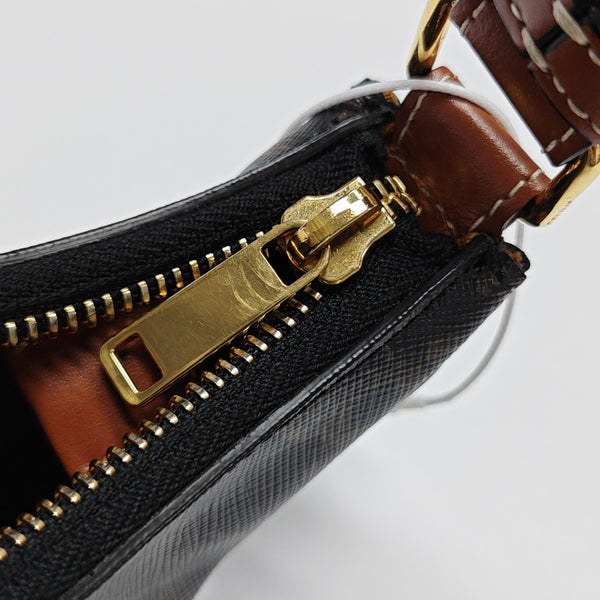 Authenticated pre-owned  AVA Coated Canvas Brown - Top Handle Bag at Looply