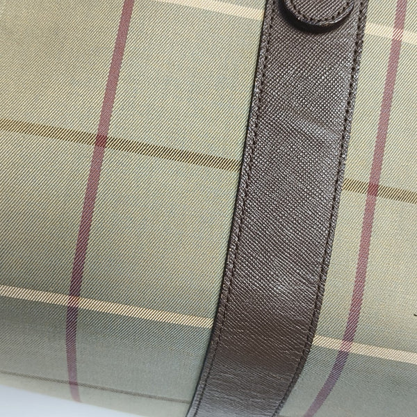 Canvas Top Handle Bag Green