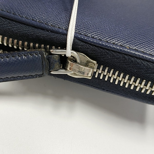 Saffiano Calfskin Wallet Blue