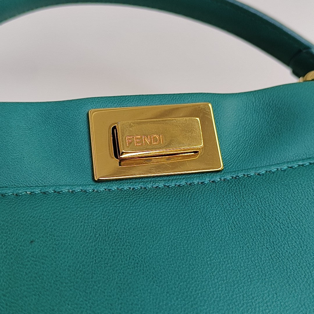 Peekaboo Mini Calfskin Green