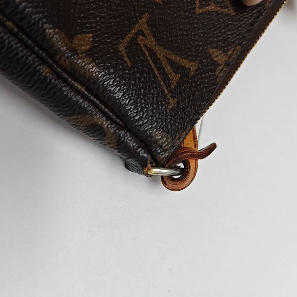 ACCESSOIRES Monogram Coated Canvas Brown