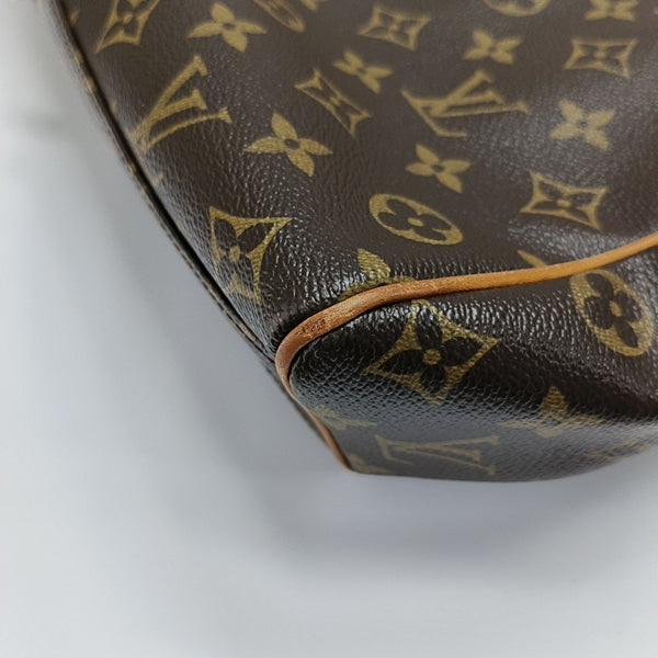 VALMY Monogram Coated Canvas Brown