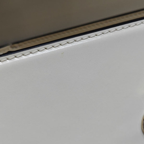 Rockstud Calfskin White