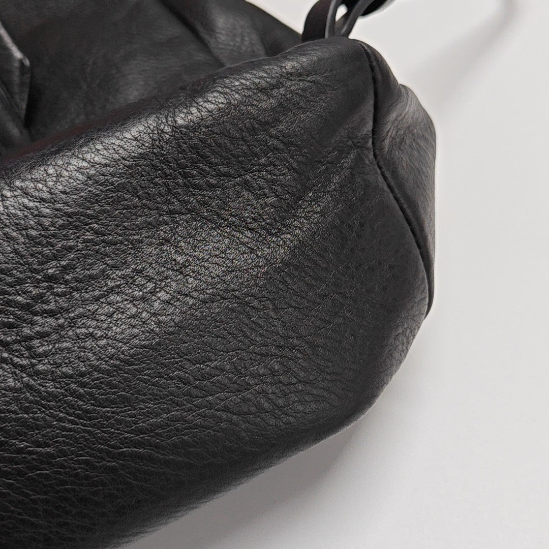 Calfskin Backpack Large Black