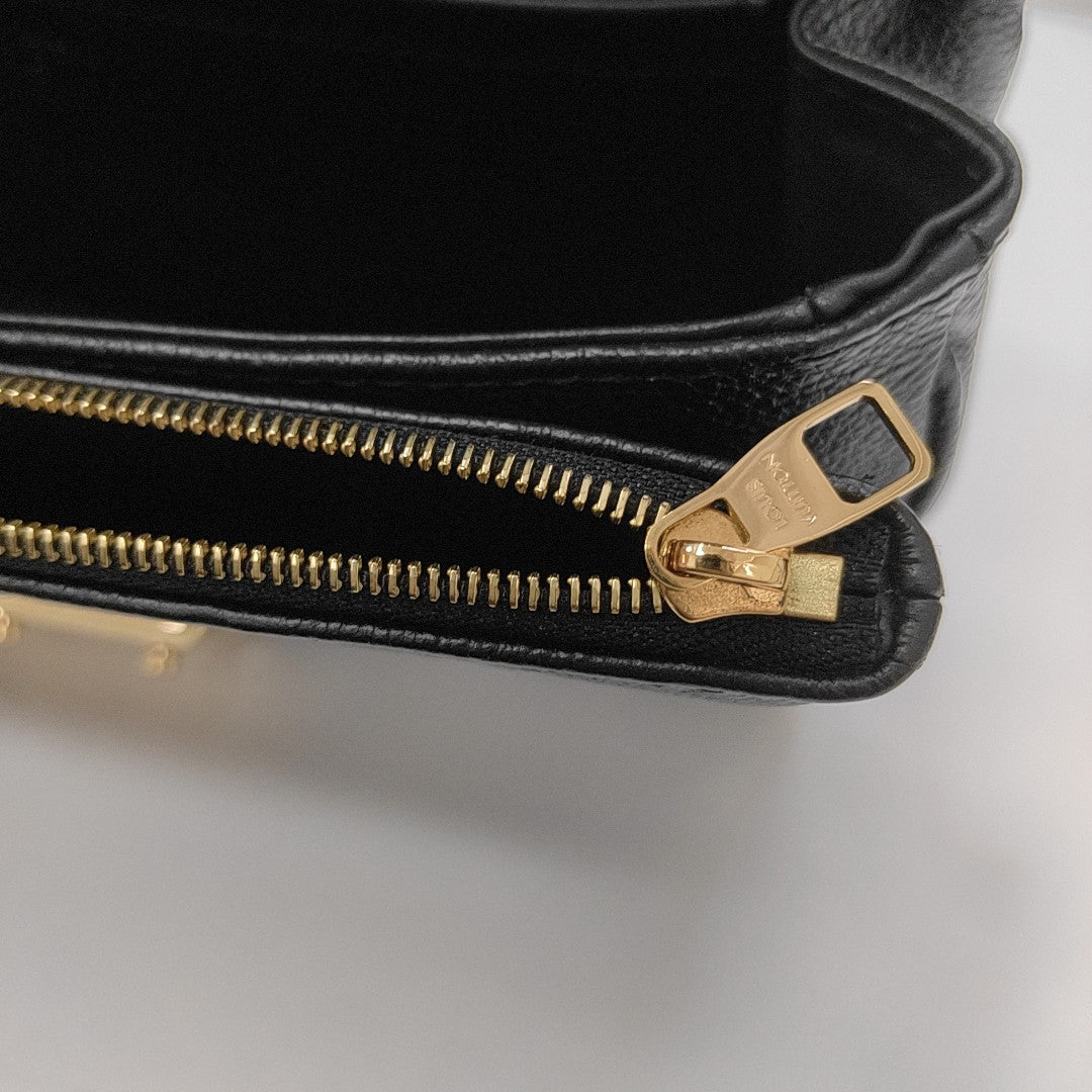 MARCEAU Monogram Calfskin Black