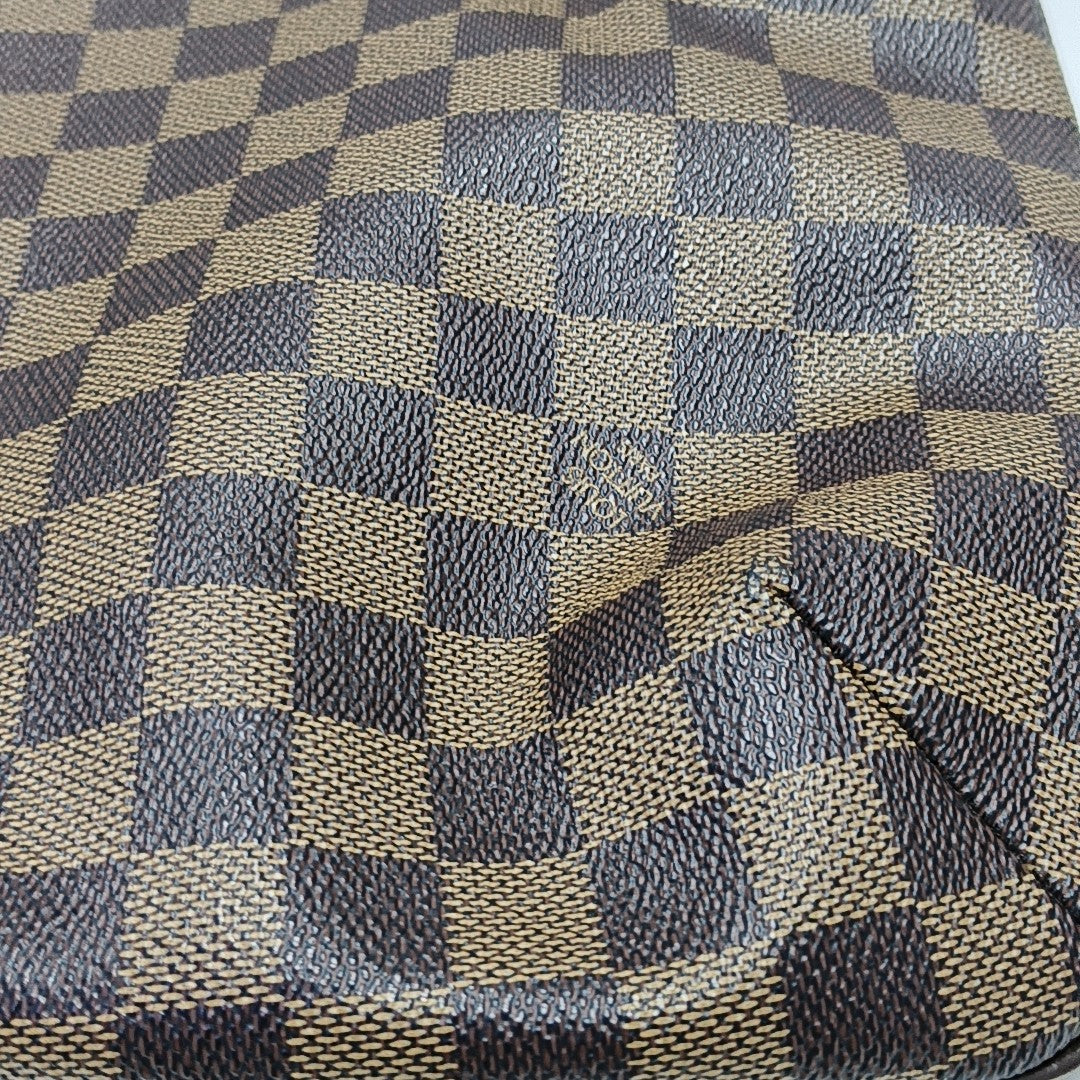 MUSETTE TANGO Damier Ebene Coated Canvas Brown