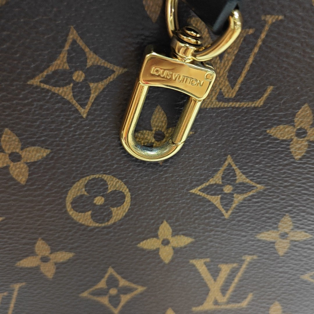 NÉONOÉ MM Monogram Coated Canvas Brown