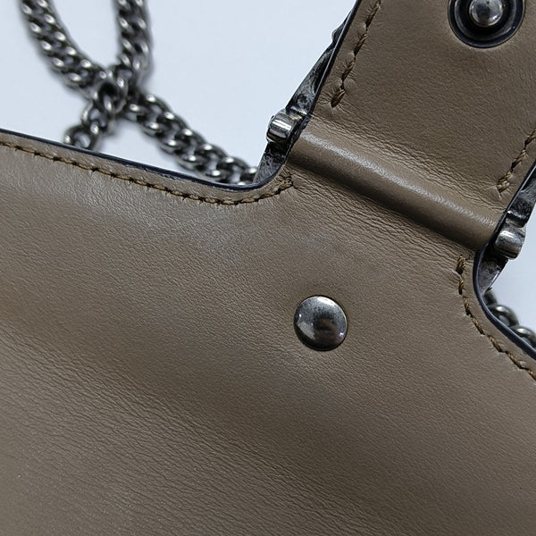 Dionysus Super Mini Monogram Coated Canvas Beige