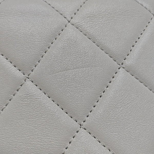 Quilted Calfskin White