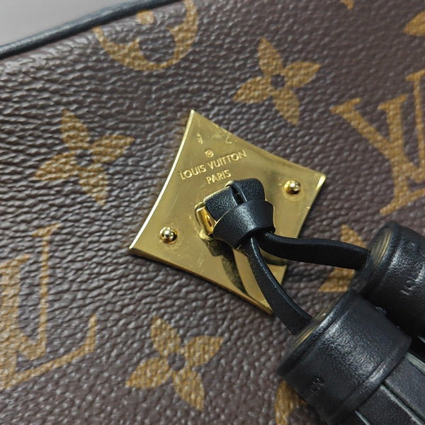 SAINTONGE Monogram Coated Canvas Brown