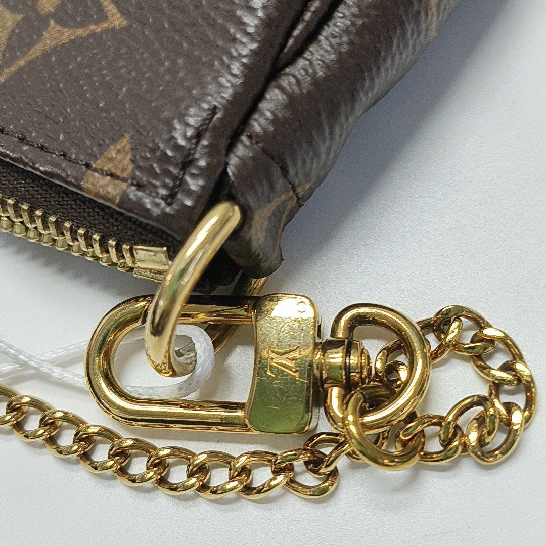 ACCESSOIRES Mini Monogram Coated Canvas Brown