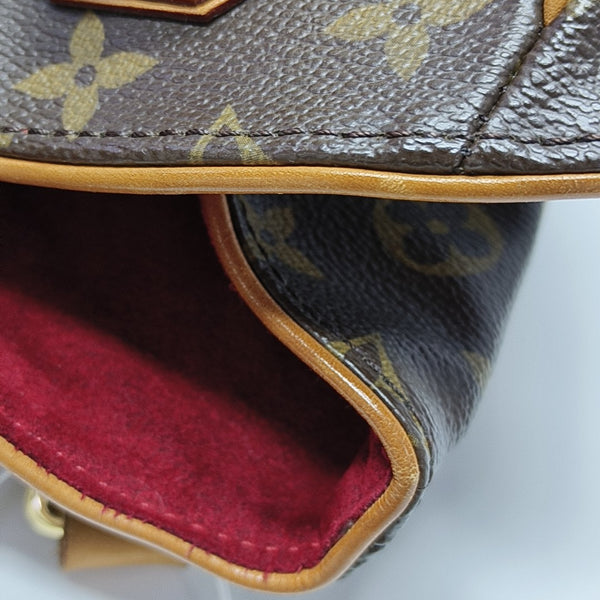 GRIET Monogram Coated Canvas Brown